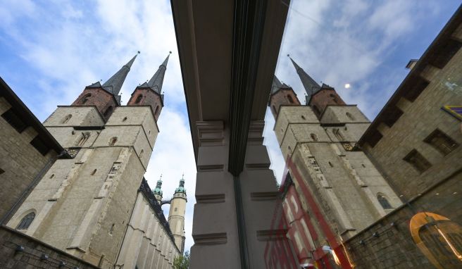 Über Monate war die Marktkirche Halle eine einzige große Baustelle. Im Rahmen des EFRE-Konzepts wurde das Gotteshaus denkmalgerecht saniert. 