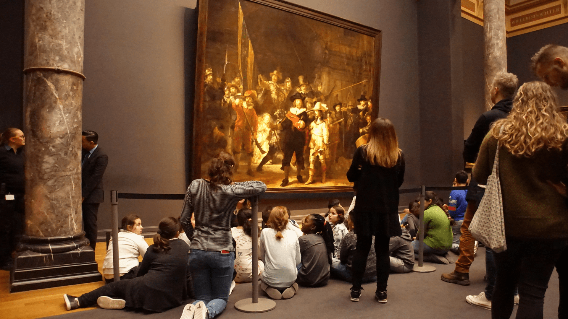  Rembrandt - Nachtwache im Amsterdamer Rijksmuseum 