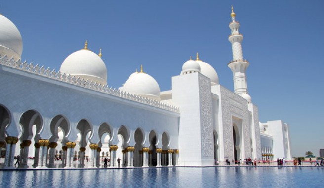 Abu Dhabi, große Moschee Sheikh Zayed, Vereinigte Arabische Emirate