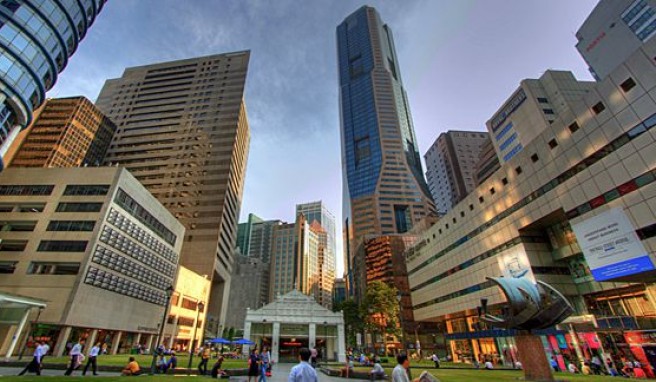 Business-Standort Singapur,Raffles Place