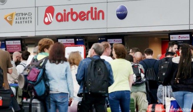 Air Berlin  Wegen kranker Piloten gestrichene Flüge