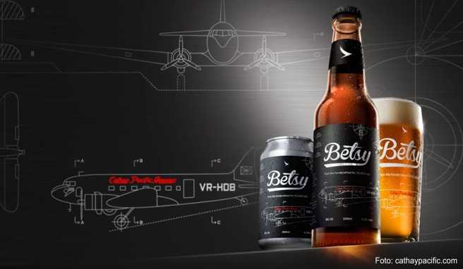 Das Betsy Beer wurde sofort ein Hit, als es im Februar 2017 erstmals auf Flügen zwischen Hong Kong und Großbritannien für Passagiere der First und Business Class eingeführt wurde