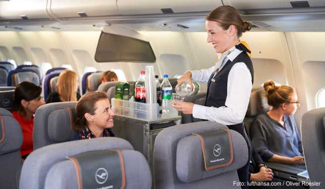 Mahlzeiten und Getränke werden auf innerdeutschen und europäischen Flügen voraussichtlich nicht angeboten