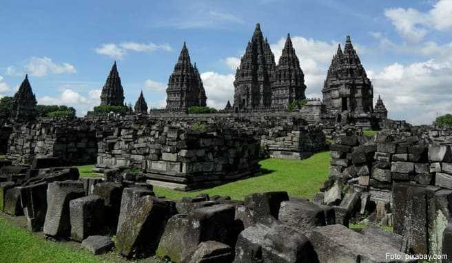 Unesco-Weltkulturerbe: der Tempel Prambanan.