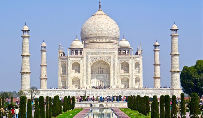 Eintrittsgeld für Besucher das Taj Mahal