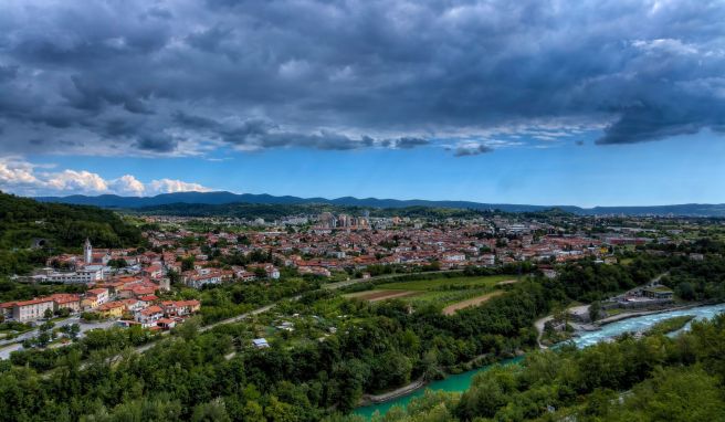 Entstanden auf Willen Titos: Aussicht auf die Stadt Nova Goricia.