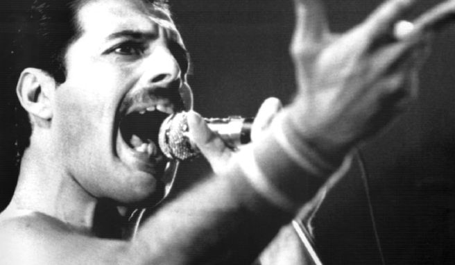 Rocklegende mit gewaltiger Stimme: «Queen»-Frontmann Freddie Mercury (1946-1991).