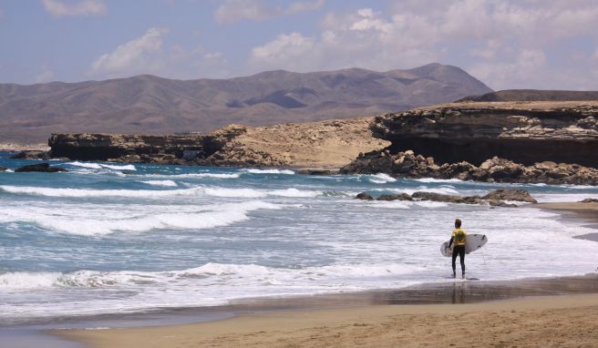 Fuerteventura: Die Traumstrände locken nicht nur Surfer an. Fuerteventura: Die Traumstrände locken nicht nur Surfer an.