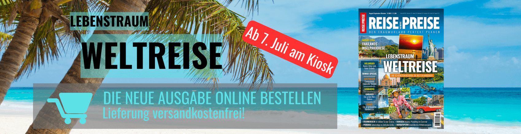 REISE-PREISE Aktuelle Ausgabe jetzt bestellen